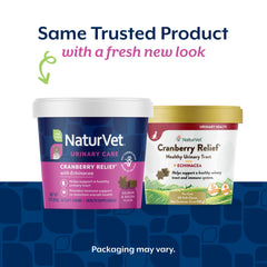 NaturVet Cranberry Relief Plus Echinacea soft chews close-up highlights tasty immune-support treat.