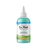 NaturVet Ear Wash with Tea Tree Oil bottle for gentle cleaning after bathing