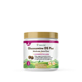 NaturVet Glucosamine DS Plus soft chews in a bowl supporting pet joint comfort