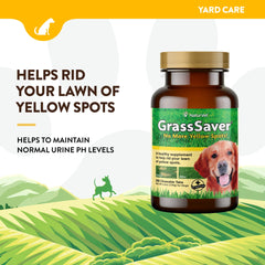 NaturVet GrassSaver soft chews close-up showing tasty texture for easy dosing.