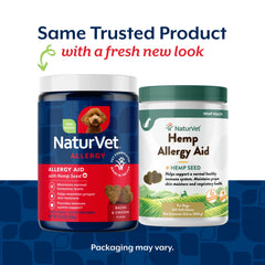 NaturVet hemp-seed-omega-dha-epa-dogs image highlights omegas for skin and respiratory support.
