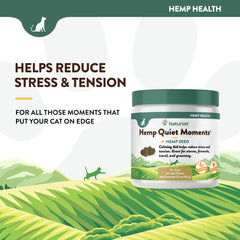 NaturVet Hemp Seed soft chews close-up highlighting hemp-based ingredients.