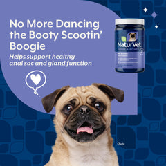 NaturVet No Scoot fórmula aprobada por veterinarios para apoyo digestivo