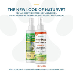 NaturVet Potty Here area spray on treated potty spot