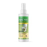 NaturVet Potty Here spray bottle for training indoors and outdoors