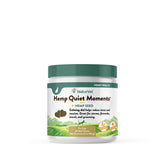 NaturVet Quiet Moments bottle label signaling calming support for cats.