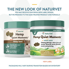 Close-up of NaturVet Quiet Moments soft chews for cats.