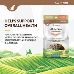 NaturVet Scoopables dog meal topping adds complete nutrition to meals.