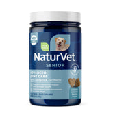 NaturVet Senior Advanced Joint Health soft chews bottle: easy daily joint support for senior dogs