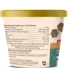 NaturVet Skin & Coat Plus Omegas soft chews for glossy fur support