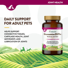 NaturVet time-release graphic illustrating steady supply for ongoing joint care