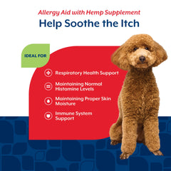 NaturVet veterinarian-formulated-immune-support image conveys vet-backed immune support potential.