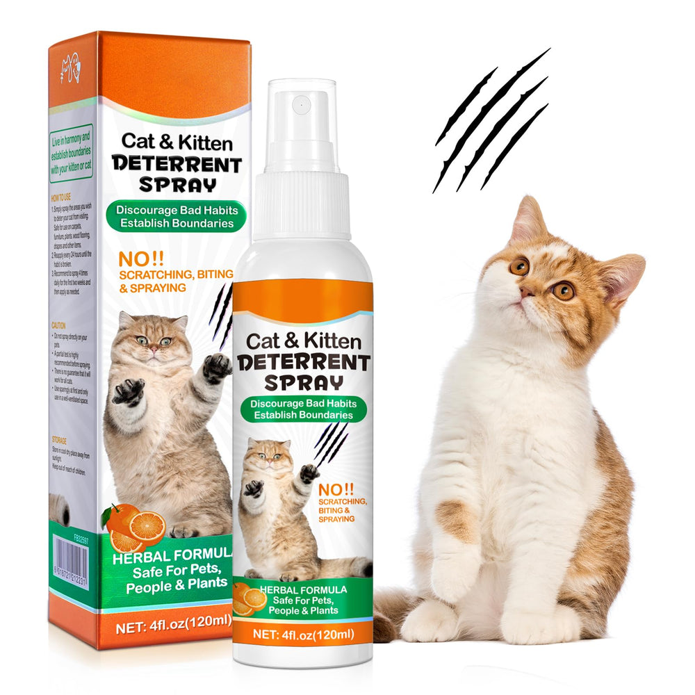 NBTREKTIE cat deterrent spray bottle for quick, mess-free application.