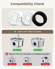 Neareal 3-stage filtration system - three-layer media for clearer water.