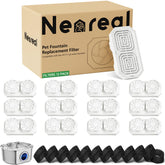 Neareal official 12-pack filters with pre-filter sponges - close-up on pre-filter sponges for clean water.