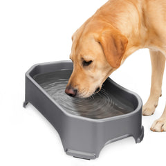 Neater Pet Brands big bowl outdoor water bowl keeps dogs hydrated outdoors.