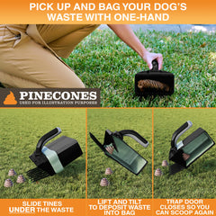 Neater Pet Brands Lift N’ Bag 2.0 one-handed-use enables fast pickups on walks.