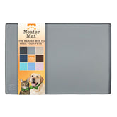 Neater Mat by Neater Pet Brands under bowls protects floors from spills.