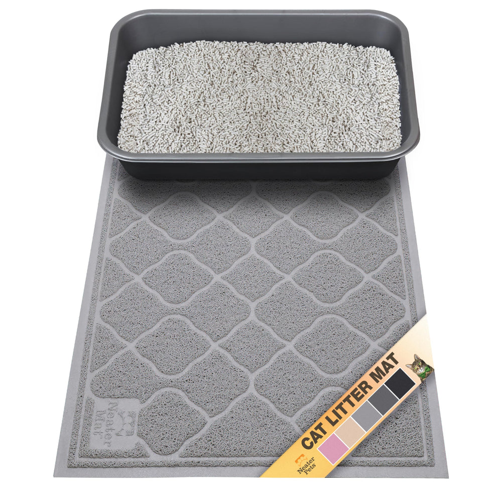 Neater Pets Neater Mat front view traps litter for cleaner floors.