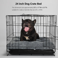 Necesitar crate pad soft-fluffy close-up showing plush surface for calm naps.