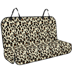 NECKORY leopard backseat cover protects seats during travel with style
