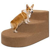 NECKORY escalones para perros pequeños, 3 pasos, ideal para subir a la cama