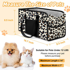 NECKORY leopard side view shows booster height for better road view and bonding time