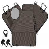 NECKORY waterproof dog car seat cover back seat hammock protects seats during travel with pets.
