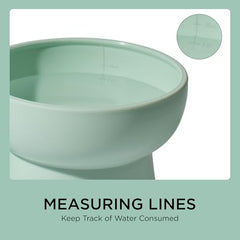 Necoichi wide base and non-slip pad keep bowls steady