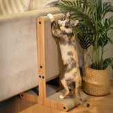 Nekosan T-Shaped Cat Scratcher full view for versatile scratching and furniture protection