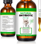 NenMaoKeNu cat antibiotics bottle shown for convenient daily dosing and soft herbal support.