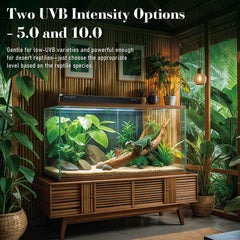 NEPTONION T5 UVB light hanging mount enables easy ceiling or mesh-top installation