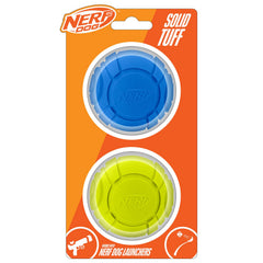 Nerf Dog Sonic Ball green 2-pack for high-visibility fetch sessions.