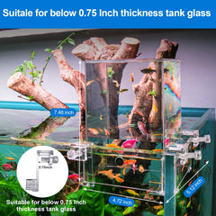NestBasics negative pressure tank side view highlighting slim profile for compact setups.