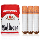 Nestpark Muttboro Doggy Cigs parody plush toy fosters playful bonding and goofy moments.