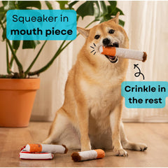 Nestpark Muttboro Treat-hide toy invites sniff-and-seek fun and problem solving.