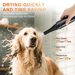 NESTROAD dog dryer stepless speed control for customizable drying