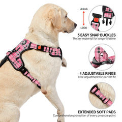NESTROAD reflective strip with front and rear clips boosts night safety