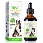 Netwik natural dog yeast infection bottle shows soothing herbal solution for itchy skin.