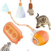 New Fi cat toy ball front view shows Find Function for quick indoor discovery