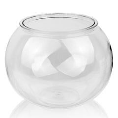 Newpol 3-gallon fish bowl top view offers clear, multi-angle viewing for your aquatic display