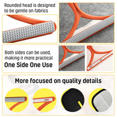NEXIBY scraper-edge-cleaner-car-seat removes car seat hair efficiently.
