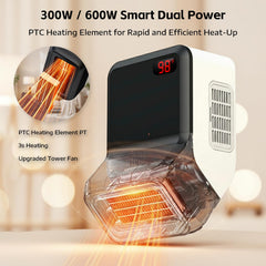 Nfoehu Pet Heater with auto thermostat display for simple temp control.