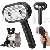 ngfhf Cat Steam Brush closeup of bristles supports gentle deshedding and soothing grooming.