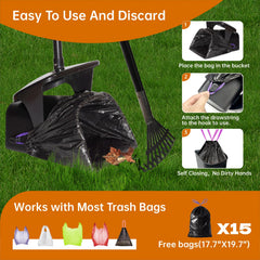 Nibnozy bags and dispenser kit ready for quick, hygienic waste disposal
