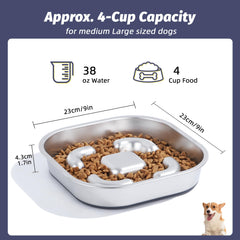 Nicelock anti-skid base keeps the bowl steady during meals.