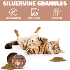 NICERINC PET Silver Vine Powder in a cat carrier promotes calm prep