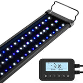 NICREW 48W Saltwater Light front view shows reef-ready spectrum for corals.