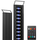NICREW C10 24/7 LED light front view shows full spectrum glow for plant growth