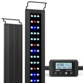 NICREW C10 plants LED aquarium light, front view, showcasing full-spectrum support for growth.